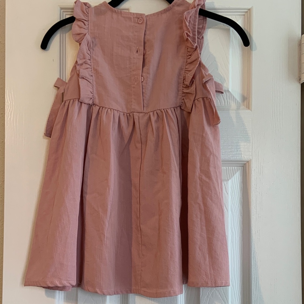 Pink Hello Kitty Dress with Ruffle Details 23 inch long by 13 inches wide - Picture 2 of 9